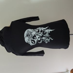 Hooded Day of the Dead tunic